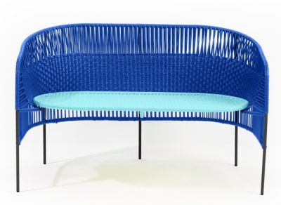 Caribe 2-seater bench outdoor ames